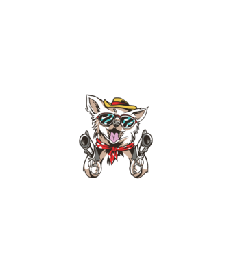 Pew Pew Pew Madafakas Chivava model negru pe tricou