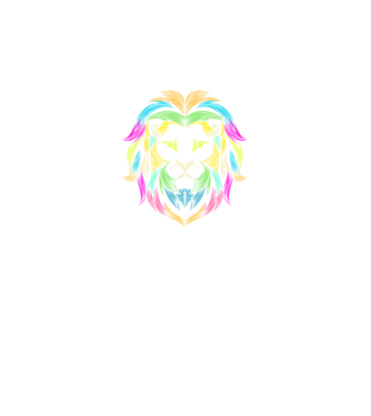 lion line art design model negru pe tricou