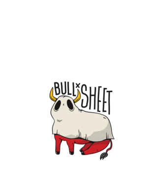 Bull sheet model nisipiu pe tricou