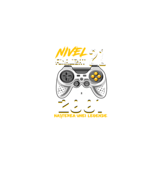 Nivel 21 finalizat. 2001 nașterea unei legende model negru pe tricou