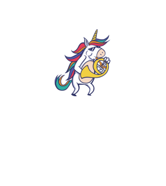 Unicorn Corn model gri pe tricou
