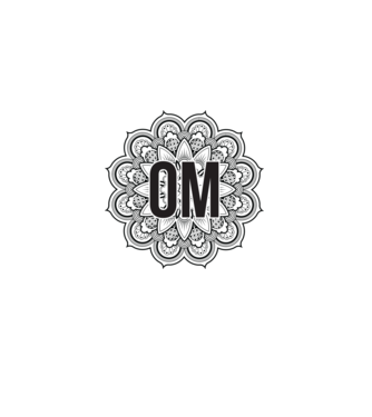 OM Mandala model roz deschis pe tricou