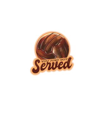 You just got served - volei model roz deschis pe tricou