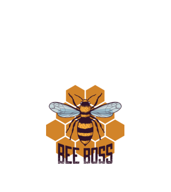 Bee Boss Șef Apicultor model alb pe tricou