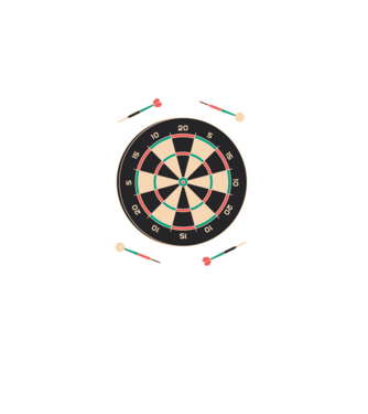 Tablă Darts model negru pe tricou