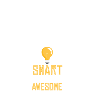 Smart este noul cool model negru pe tricou