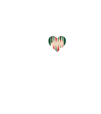 Love Backgammon model negru pe tricou
