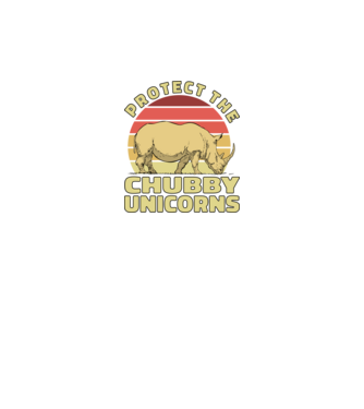 Protejați Unicornii - Rinocerii plinuți model negru pe tricou