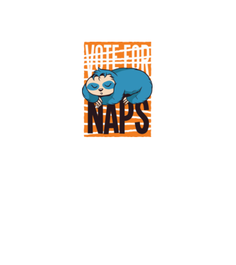 Votez pentru relaxare Leneș model negru pe tricou