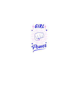 Girl Power Ziua Femeii model alb pe tricou