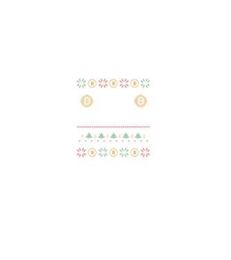 Buy the Dip Bitcoin Ugly Sweater model negru pe tricou