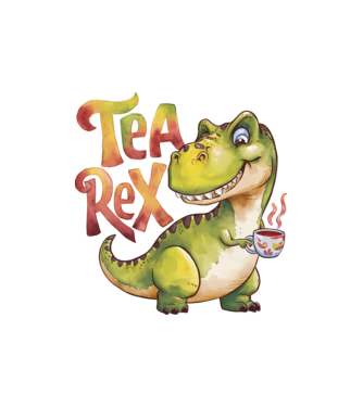 Tea Rex model nisipiu pe tricou