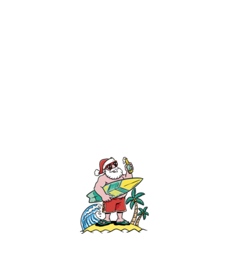 Santa Claus Summer model roz deschis pe tricou