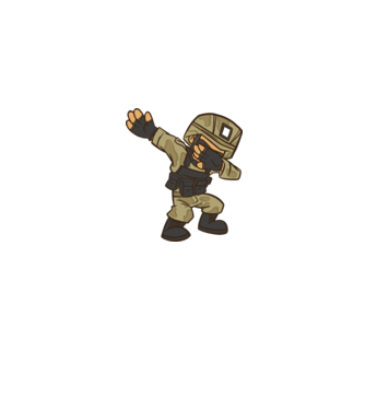 Soldat DAB model albastru jeanși pe tricou