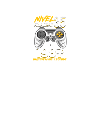 Nivel 35 finalizat. 1987 nașterea unei legende model negru pe tricou