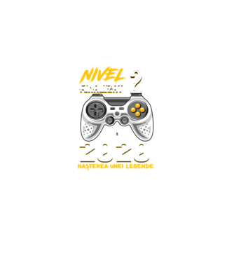 Nivel 2 finalizat. 2020 nașterea unei legende model negru pe tricou