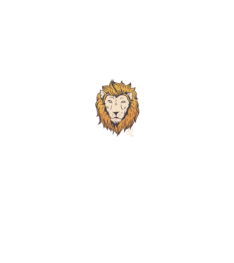 Lion head Horoscope model alb/roșu pe tricou