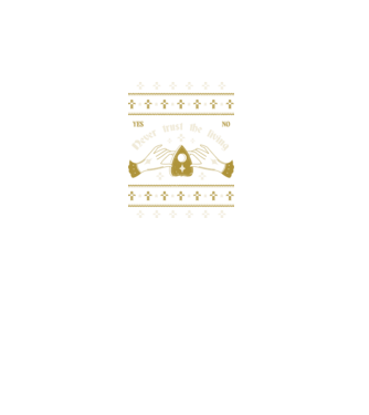 Ouija Motiv de Crăciun model turcoaz pe tricou