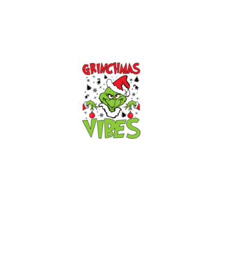 Grinchmas Vibes - Grinch model verde pe tricou