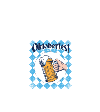 Tricou cu bere Oktoberfest model turcoaz pe tricou