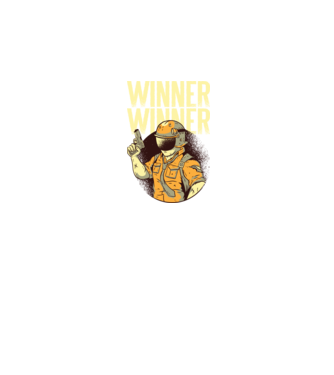 Winner Winner Chicken Dinner PUBG tricou model negru pe tricou