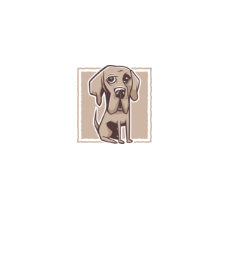 Câine Mastiff german model alb pe tricou