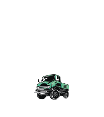 Camion model negru pe tricou