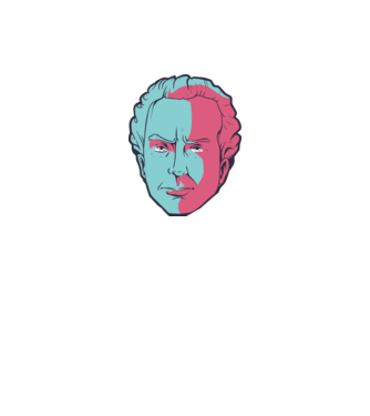 Immanuel Kant model negru pe tricou