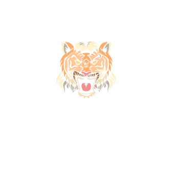Tiger King Tigru model negru pe tricou