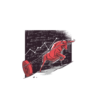 Taur Bitcoin model alb pe tricou