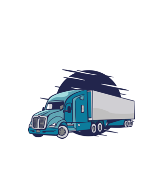 Tricou Șofer de camion model alb pe tricou