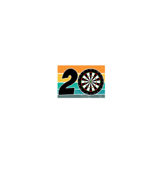 'I''m not 20 I''m double 10 darts birthday' model negru pe tricou