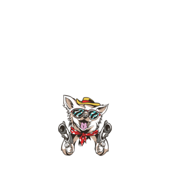 Pew Pew Pew Madafakas Chivava model negru pe tricou