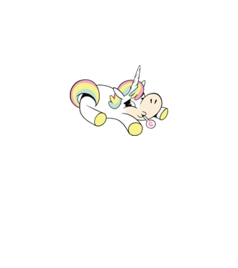 Unicorn bolnav model gri pe tricou