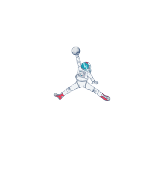 Air Astronaut tricou astronaut model bordo pe tricou