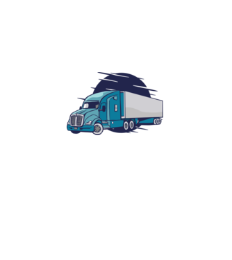 Tricou Șofer de camion model alb pe tricou