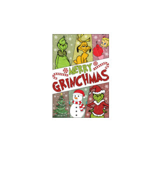Merry Grinchmas - Grinch model negru pe tricou