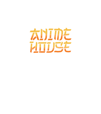 Anime House model negru pe tricou