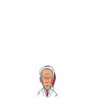 Crăciun Biden model negru pe tricou