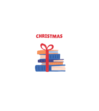 All I want for Christmas is Books tricou cu cărți model negru pe tricou
