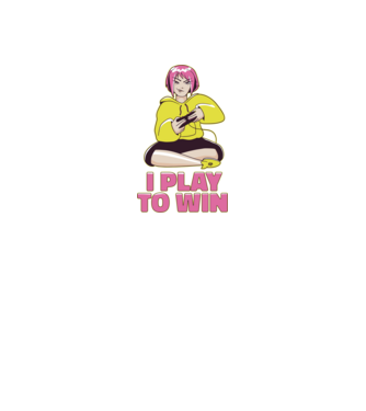 Anime fată Gamer model mov pe tricou