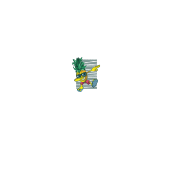 Ananas DAB dans model gri pe tricou
