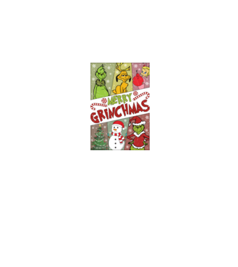 Merry Grinchmas - Grinch model negru pe tricou