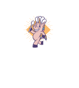 Unicorn Bucătar model alb pe tricou