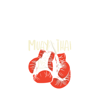 Muay Thai model negru pe tricou