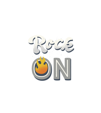 Rock On model negru pe tricou