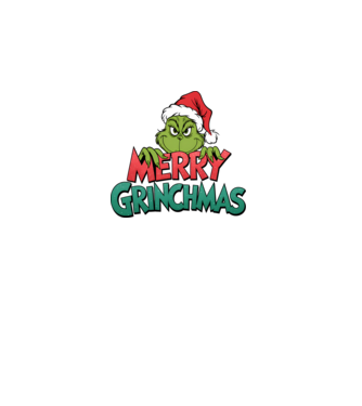 Merry Grinchmas model negru pe tricou