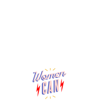 Women Can de Ziua Femeii model alb pe tricou
