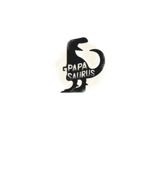 papasaurus model gri pe tricou