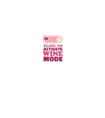 Slide To Activate Wine Mode model alb/roșu pe tricou